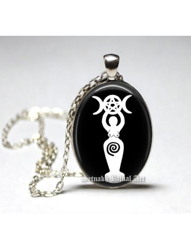Spiral goddess pendant, the...