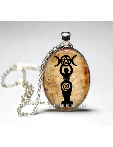 Spiral goddess pendant, the...