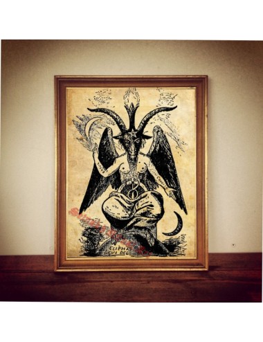 Baphomet print, satanic...